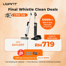 Uwant D500 Pro Push-in Wet Dry Vacuum Uwant MY