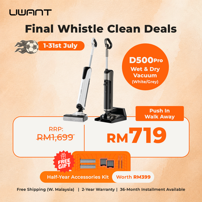 Uwant D500 Pro Push-in Wet Dry Vacuum Uwant MY