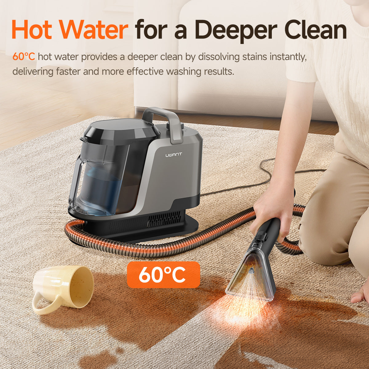 [Hanpin 限时团购 | 24 May - 6 June] UWANT Y100 Steam Fabric Spot Cleaner Uwant MY