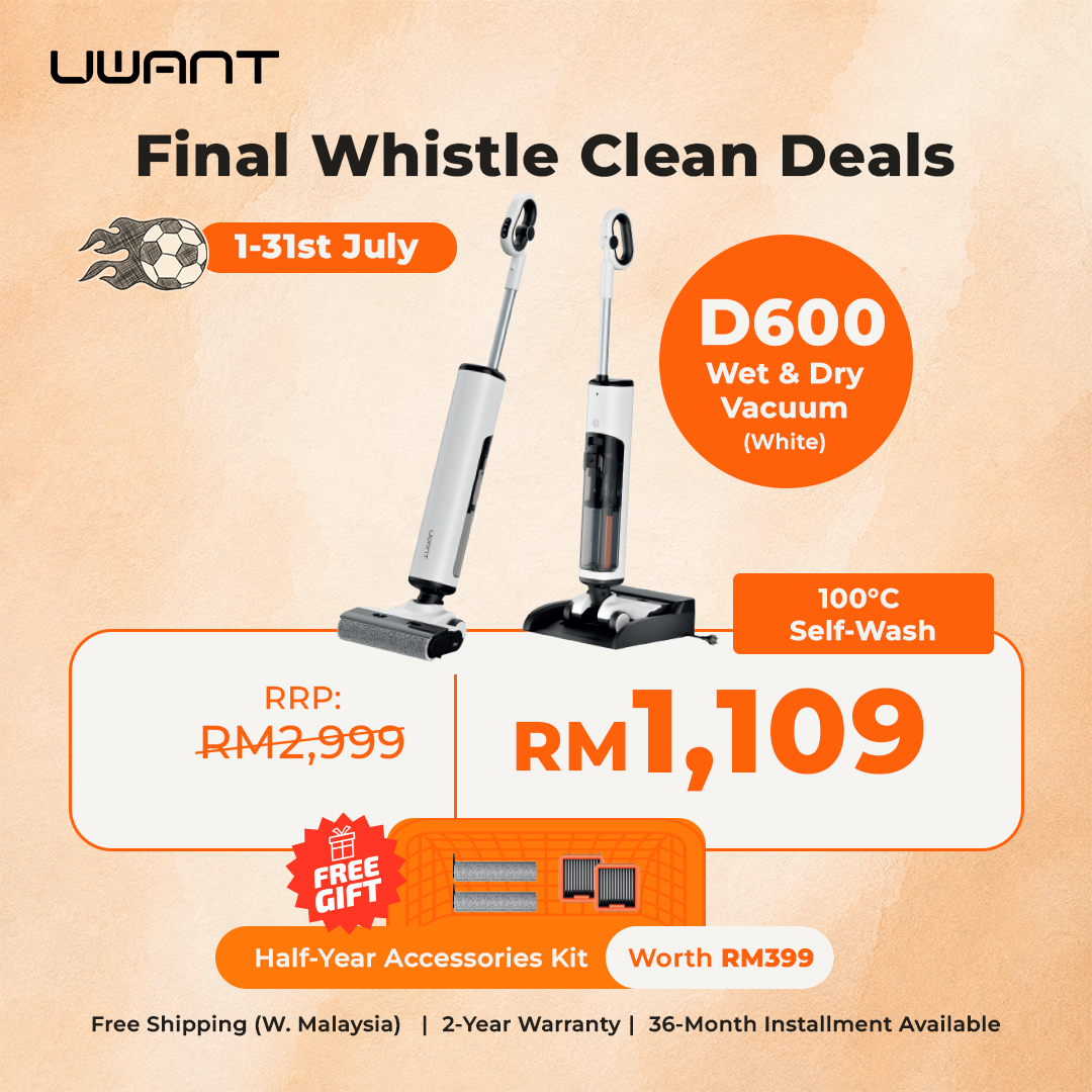 UWANT D600 Wet Dry Vacuum Uwant MY