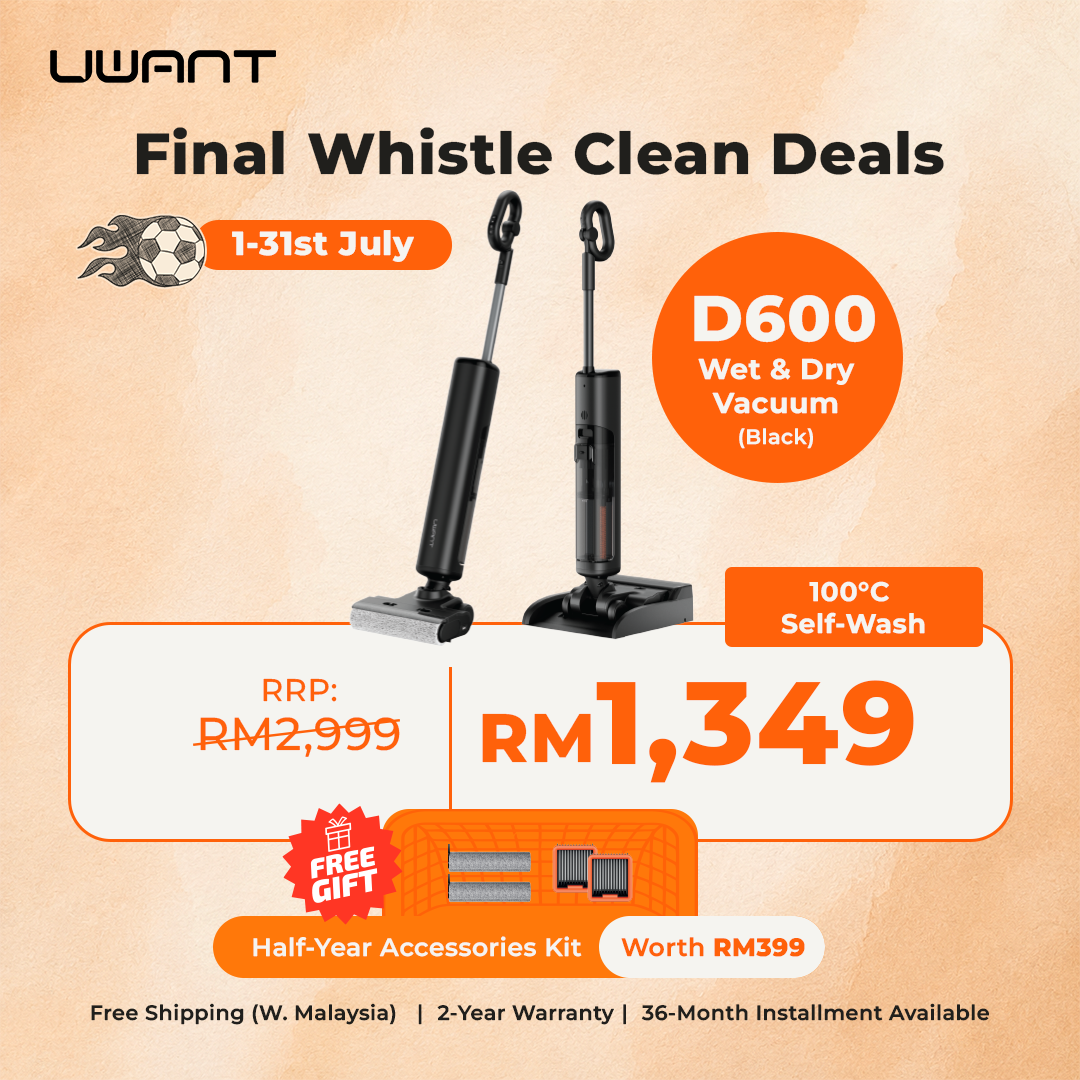 UWANT D600 Wet Dry Vacuum Uwant MY