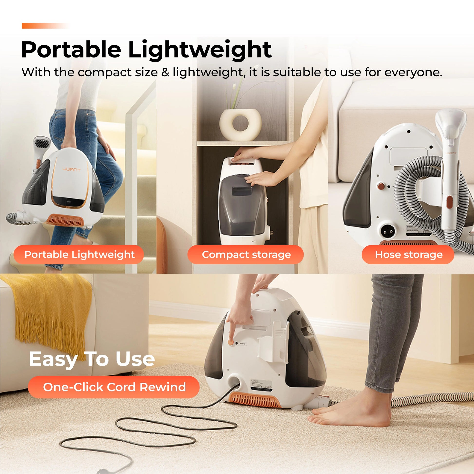 UWANT B100S Portable Spot Cleaner Uwant-my
