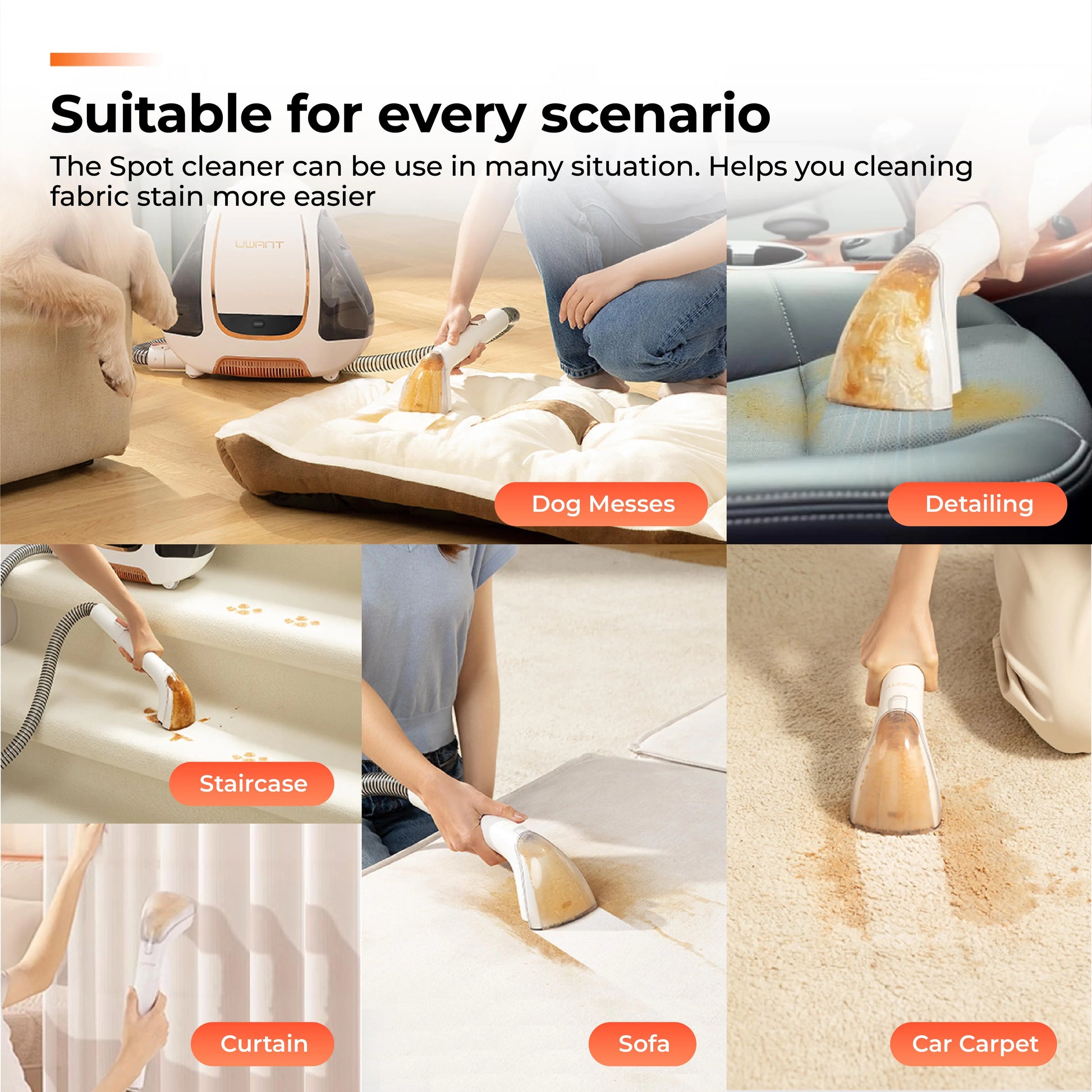 UWANT B100S Portable Spot Cleaner Uwant-my