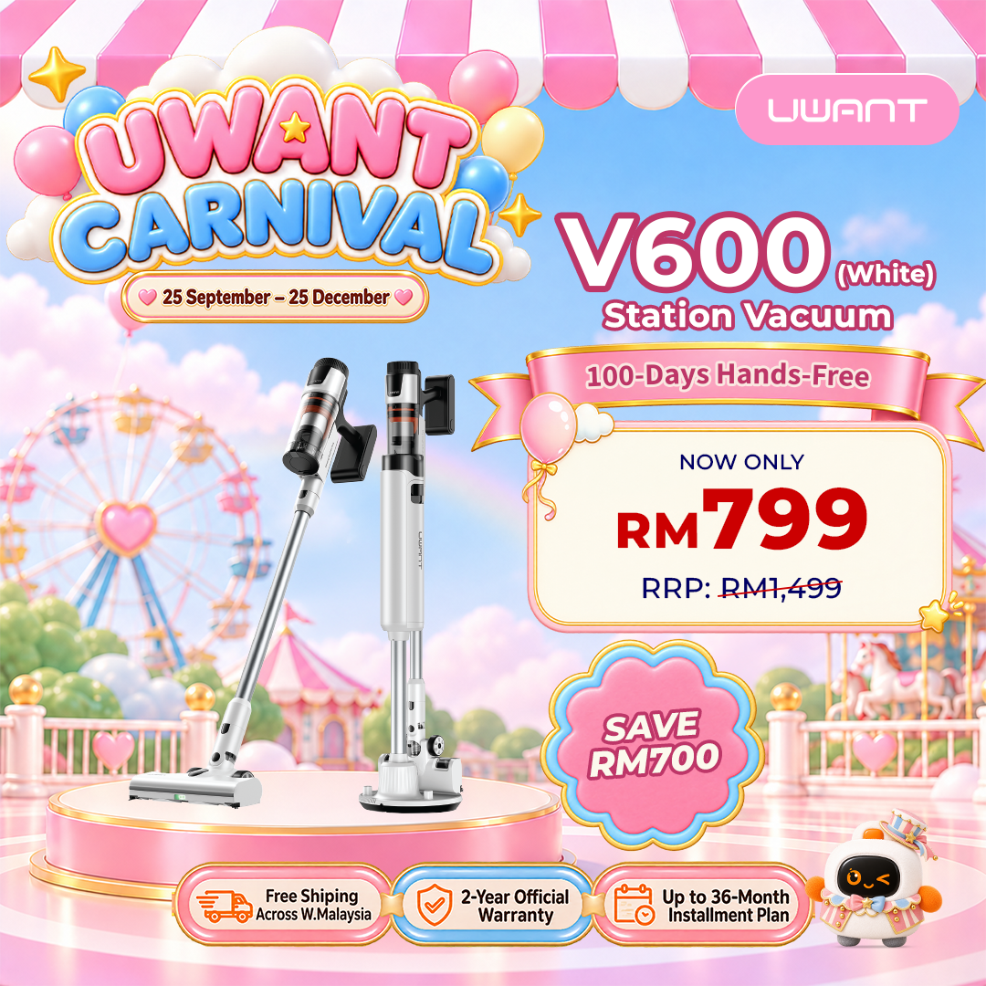 🎡 Uwant V600 Cordless Station Vacuum Cleaner Uwant MY