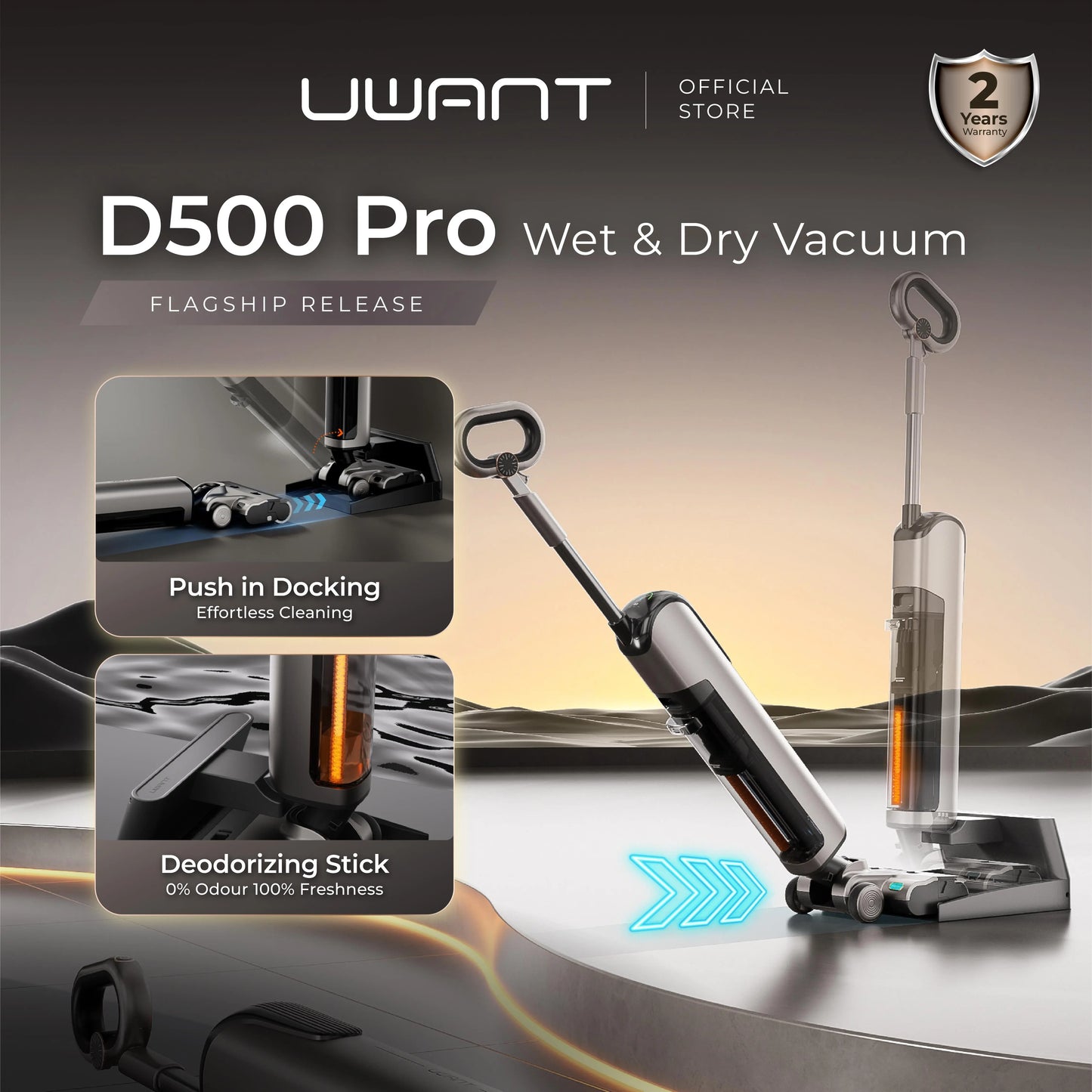 Uwant D500 Pro Push-in Wet Dry Vacuum Uwant-my