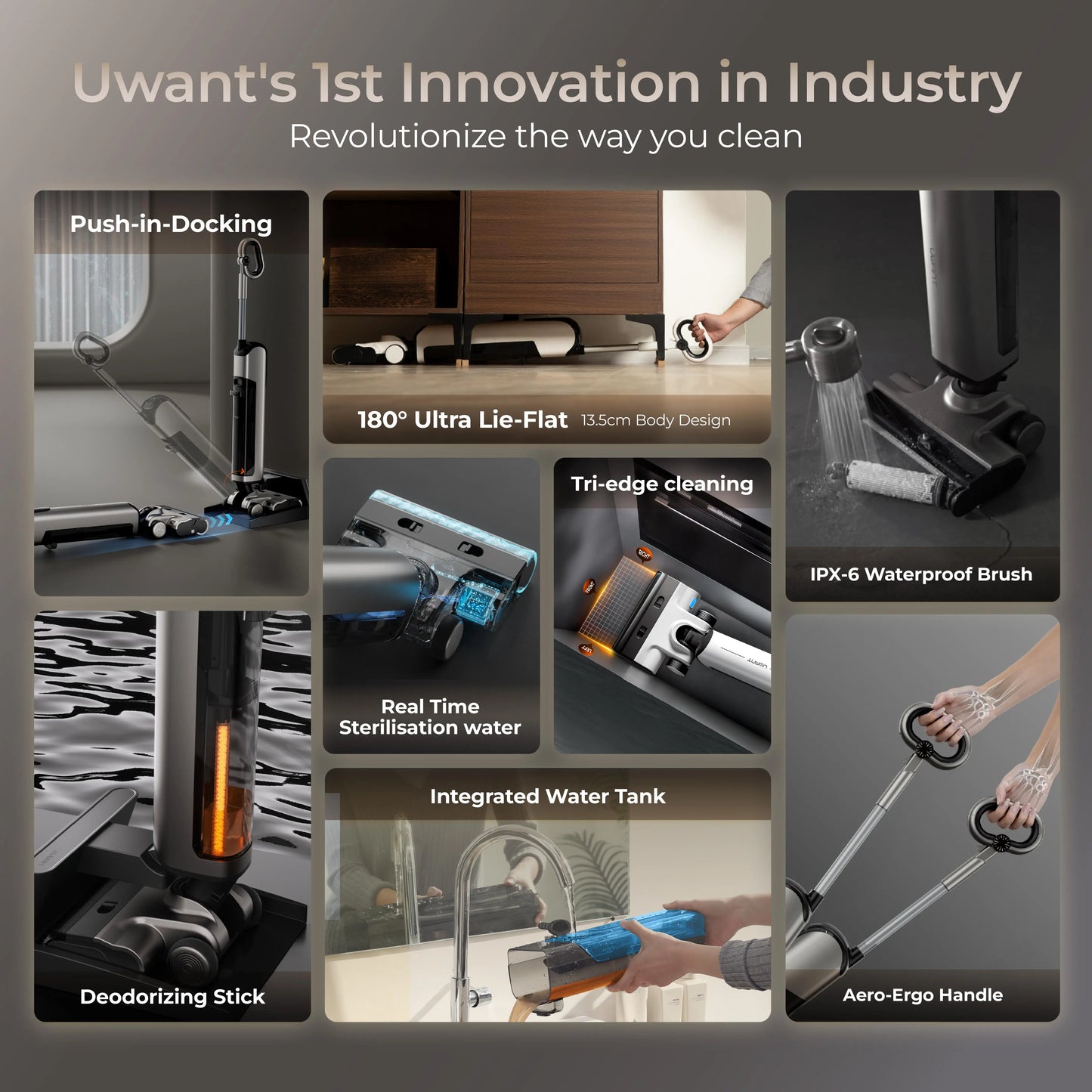 Uwant D500 Pro Push-in Wet Dry Vacuum Uwant-my