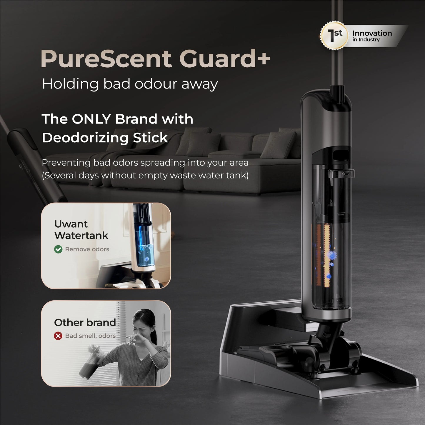 Uwant D500 Pro Push-in Wet Dry Vacuum Uwant-my